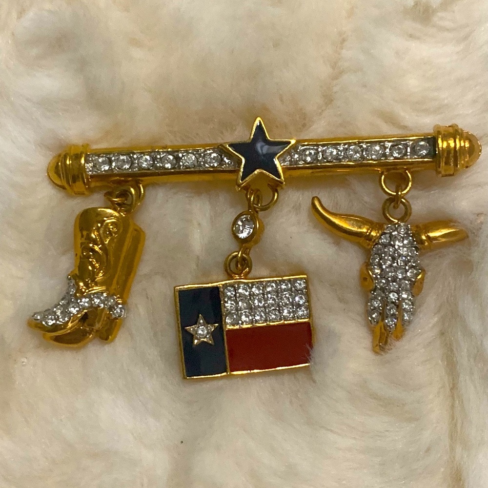 Vintage Texas Brooch